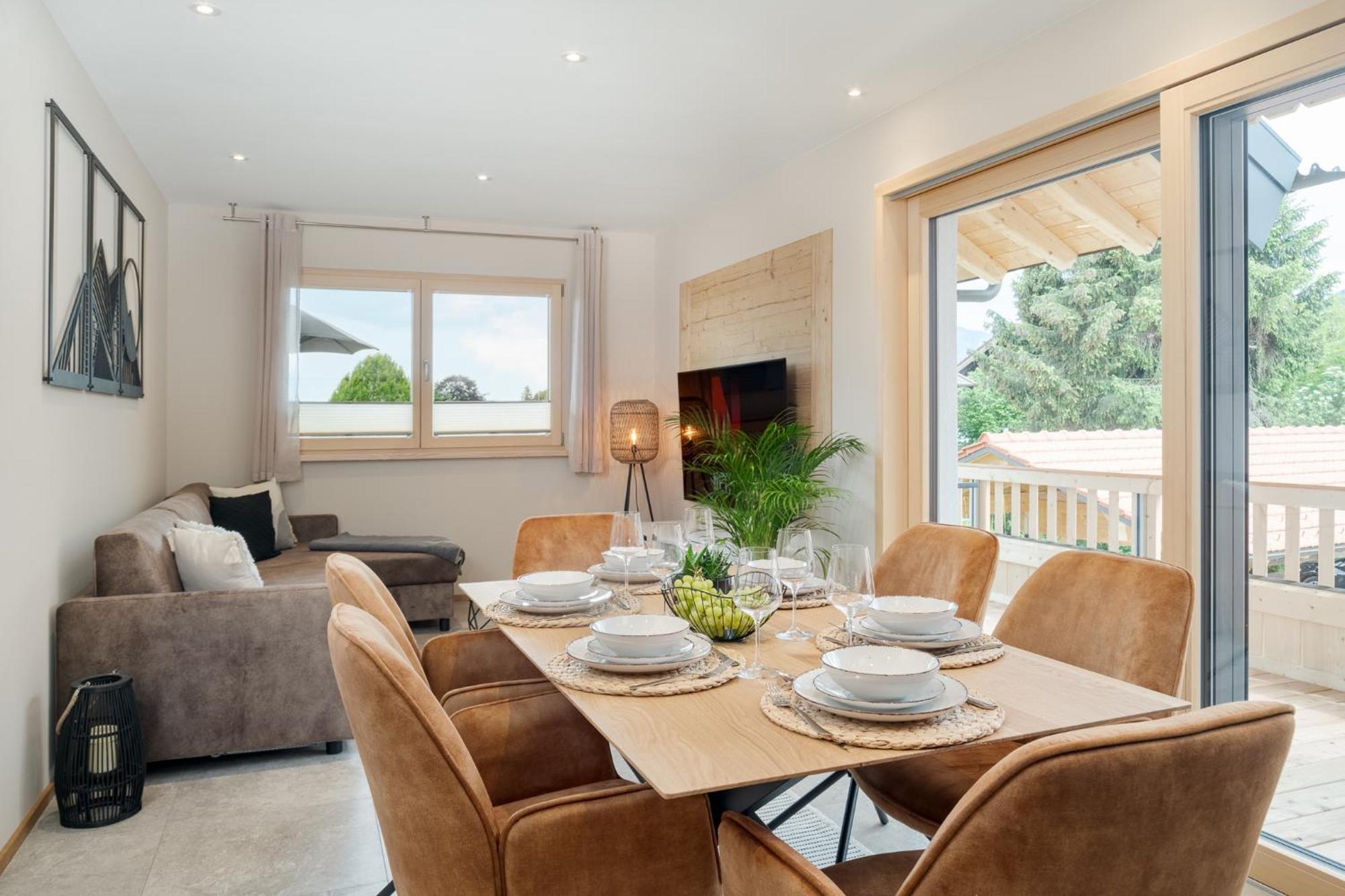 Fenjoy: Ferienapartment In Neubau / Balkon / Bbq Bernau am Chiemsee Εξωτερικό φωτογραφία