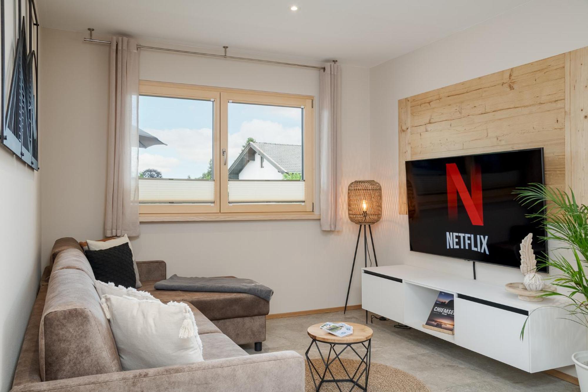 Fenjoy: Ferienapartment In Neubau / Balkon / Bbq Bernau am Chiemsee Εξωτερικό φωτογραφία