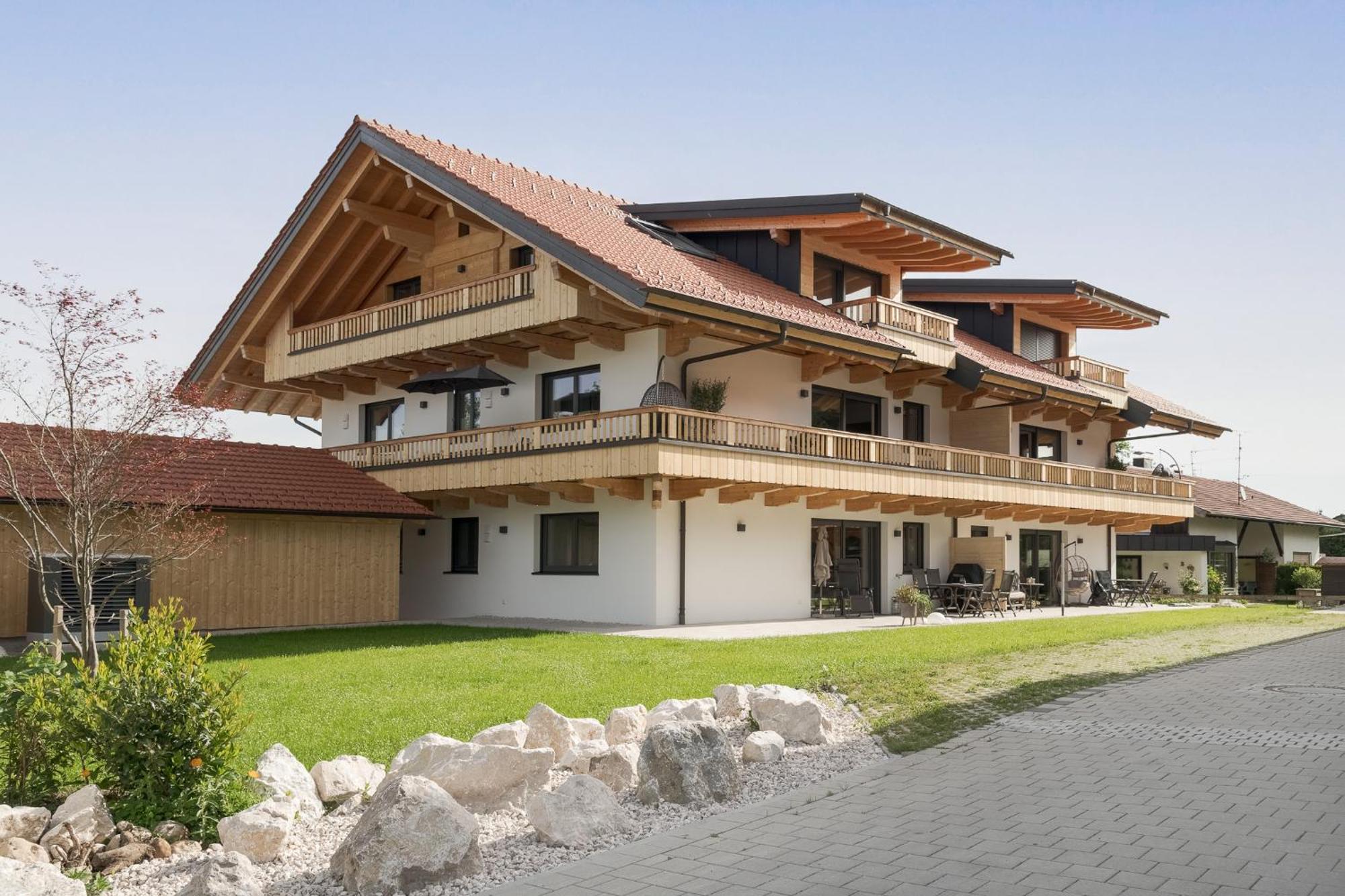 Fenjoy: Ferienapartment In Neubau / Balkon / Bbq Bernau am Chiemsee Εξωτερικό φωτογραφία